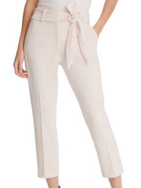 NWT DKNY PETITE Belted Dress Pants - Pink - RUNS SMALL | FREE SHIPPING